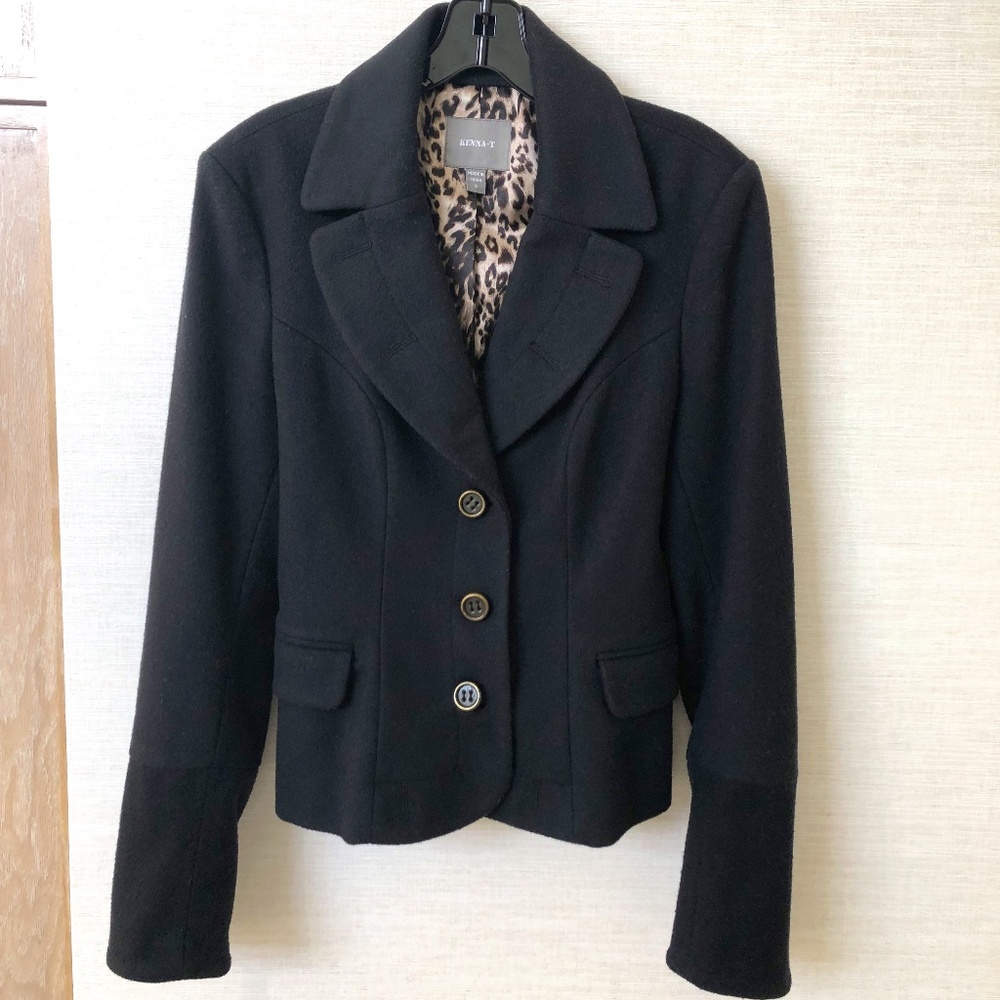 Black Wool Blazer